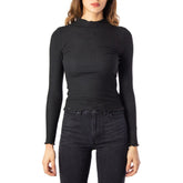 Black Polyester Turtleneck