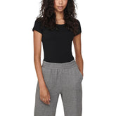 Black Cotton T-Shirt