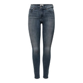 Blue Cotton Skinny Jeans