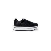 Black Polyethylene Platform Sneakers