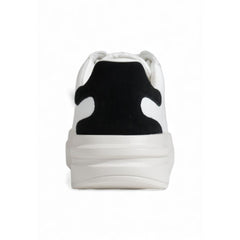 Black And White Polyethylene Sneakers