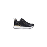 Black Polyethylene Low Top Sneakers