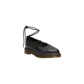 Black Leather Platform Pumps