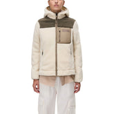 Beige Recycled Polyester Hoodie