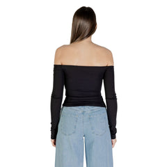 Black Recycled Cotton Long Sleeve T-Shirt