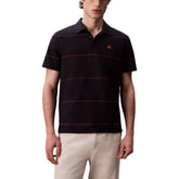 قميص بولو بولو قطن أزرق