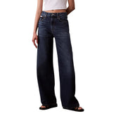 Blue Recycled Cotton Bootcut Jeans