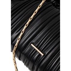 حقيبة يد من البولي إيثيلين الأسود