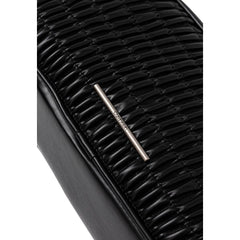 حقيبة يد من البولي إيثيلين الأسود