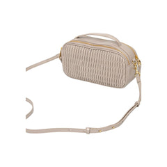 حقيبة يد من البولي إيثيلين البني