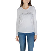 Bicolor Cotton Long Sleeve T-Shirt
