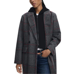 Gray Polyester Coat