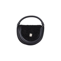 حقيبة يد من البولي إيثيلين الأسود