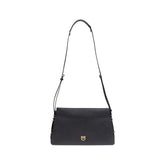 Black Artificial Leather Handbag