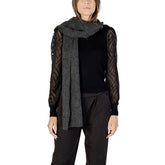 Gray Recycled Polyester Scarf