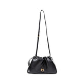 Black Artificial Leather Handbag