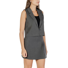 Gray Recycled Polyester Waistcoat