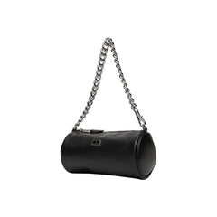 Black Artificial Leather Handbag
