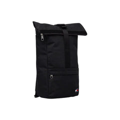 Black Recycled Polyester Backpack