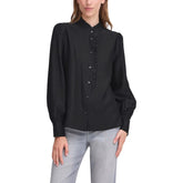 Black Viscose Blouse