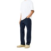 Blue Recycled Cotton Slim Fit Jeans