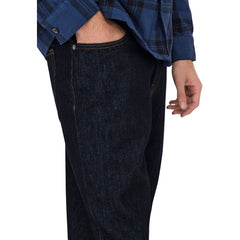 Blue Recycled Cotton Slim Fit Jeans