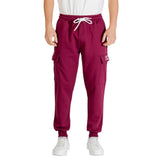 Bordeaux Cotton Joggers (Workout Pants)