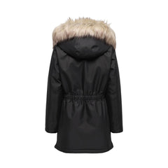 Black Recycled Polyester Parka