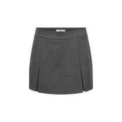 Gray Polyester Shorts
