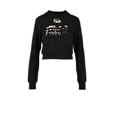 Black Cotton Sweatshirt