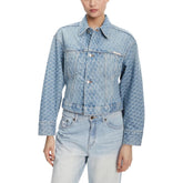 Light Blue Cotton Denim Jacket
