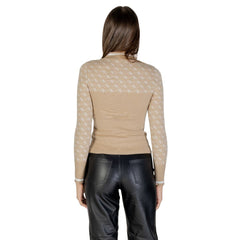 Beige Polyester Sweatshirt