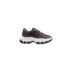 Brown Polyethylene Chunky Sneakers