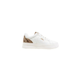 Beige Synthetic Low Top Sneakers