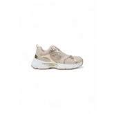 Beige Polyester Chunky Sneakers