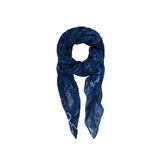 Blue Polyester Scarf