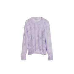 Purple Polyamide Sweatshirt