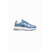 Blue Synthetic Athletic Sneakers