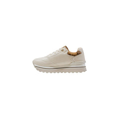 White Polyethylene Platform Sneakers