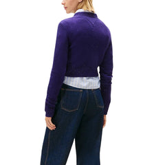 Purple Organic Cotton Sweatshirt