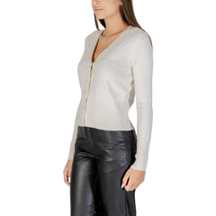 كارديغان من الفسكوز باللون البيج