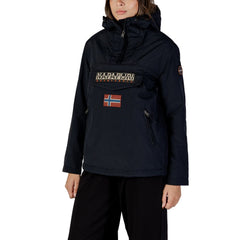 Black Polyamide Rain Coat