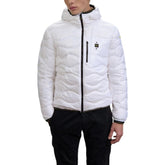 White Polyamide Full-Length Jacket