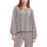 Brown Polyester Sweatshirt