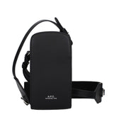 حقيبة كروس بودي من الجلد الأسود