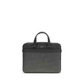 Gray Calf Leather Bos Taurus Briefcase