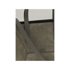 حقيبة كتف من جلد العجل البني Bos Taurus