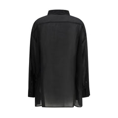 Black Lycra Dress Shirt