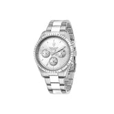 Gray Stainless Steel Dress Watch