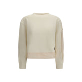 Beige Polyester Sweatshirt